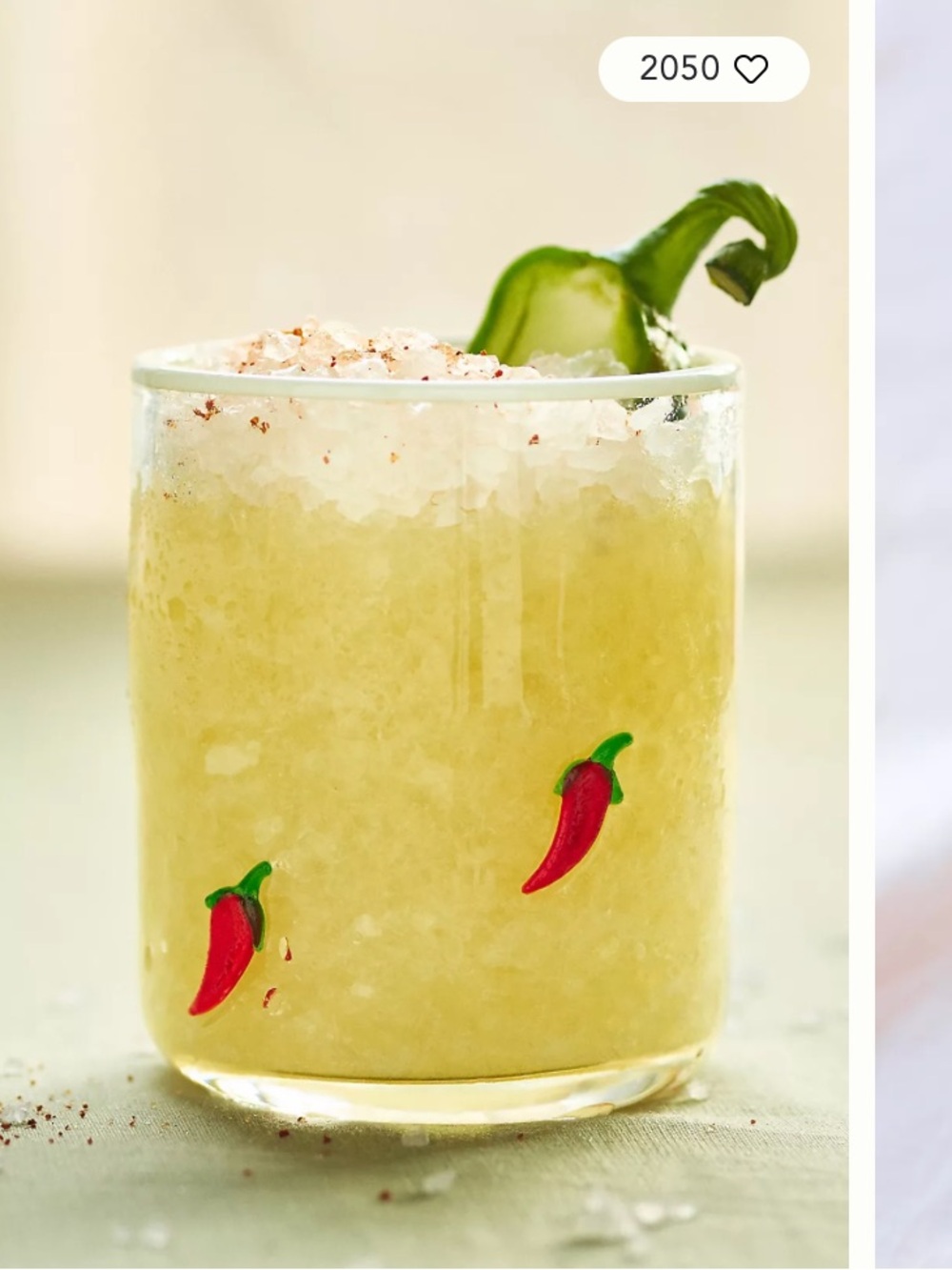 Anthropologie Chili Icon Juice Glass